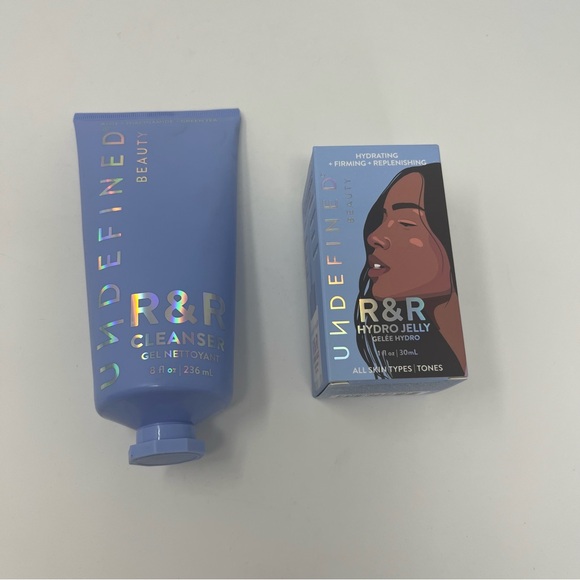 NWT UNDEFINED BEAUTY R&R 8 FL OZ CLEANSER AND 1 FL OZ HYDRO JELLY - Picture 6 of 12
